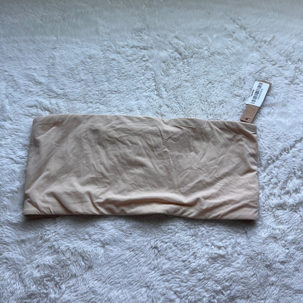 SKIMS Women's Fits Everybody Bandeau Bra Sand BR-BND-2026 Size Large NEW